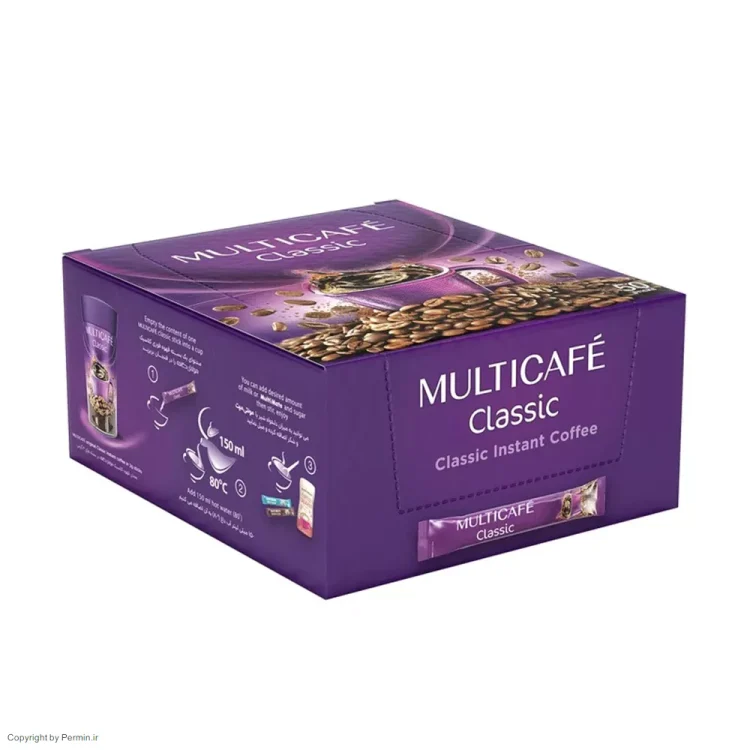 قهوه فوری کلاسیک مولتی کافه – 50 عددی