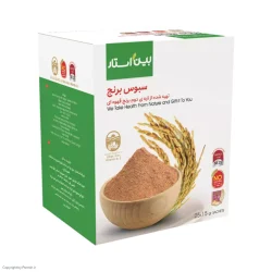 سبوس برنج قهوه ای بین استار – 25 ساشه 15 گرمی