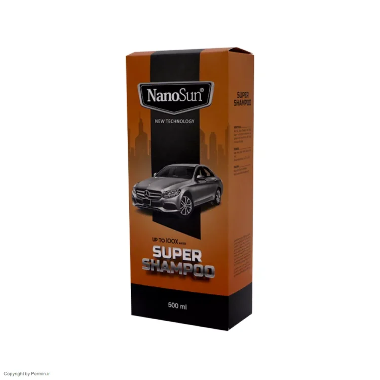 سوپر شامپو خودرو نانوسان حجم 500 میلی لیتر