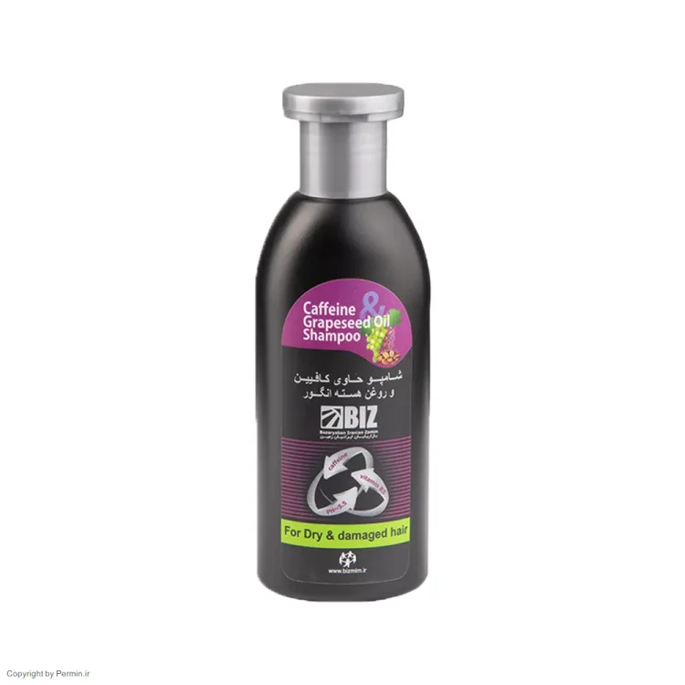 شامپو کافئین و روغن هسته انگور بیز وزن 300 گرم
