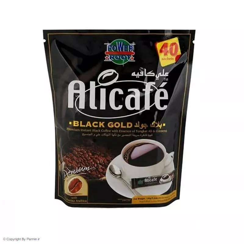 پودر قهوه Black Gold علی کافه – 40 عددی