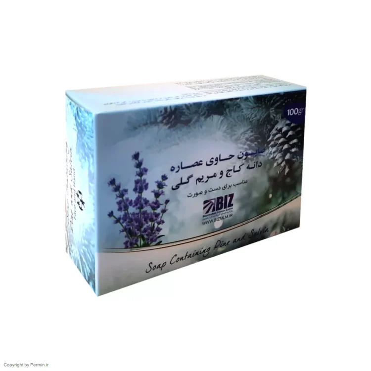 صابون دانه کاج و مریم گلی دکتر بیز