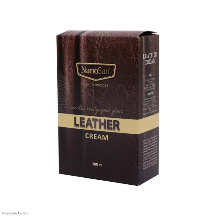 کرم براق کننده و مراقبت چرم نانوسان حجم 100 میلی لیتر