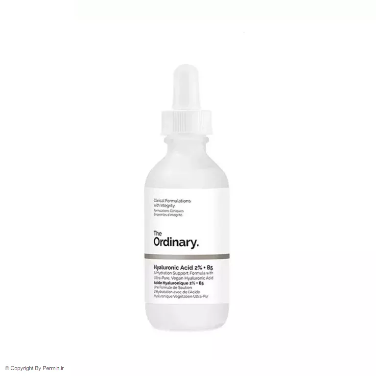 سرم آبرسان هیالورونیک اسید 2% و ویتامین B5 اوردینری حجم 30میلی لیتر