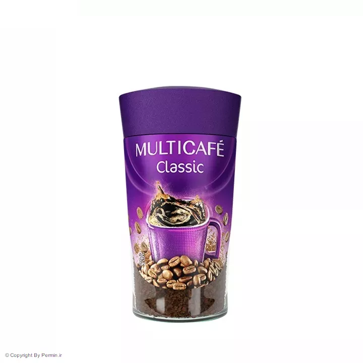 قهوه فوری کلاسیک شیشه‌ای مولتی کافه – 50 گرم