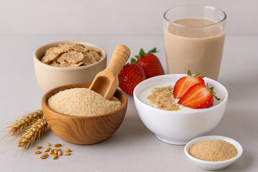 پودر جوانه گندم با چی بخوریم 1 پودر جوانه گندم با چی بخوریم