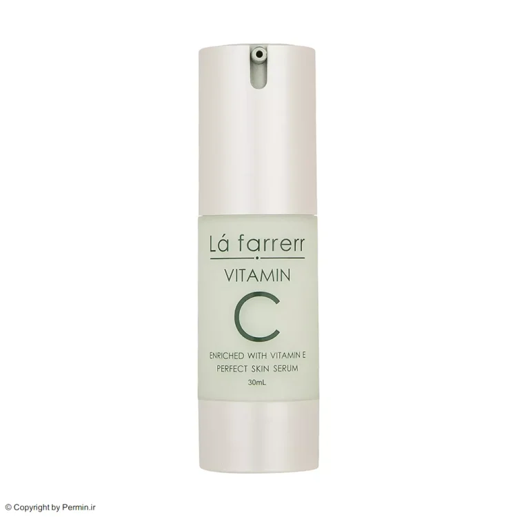 سرم ویتامین سی 20 درصد لافارر ضد پیری و روشن کننده پوست حجم 30 میلی‌لیتر