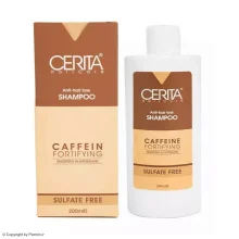 شامپو تقویت کننده و ضد ریزش مو سریتا مدل Caffein حجم 200 میلی لیتر