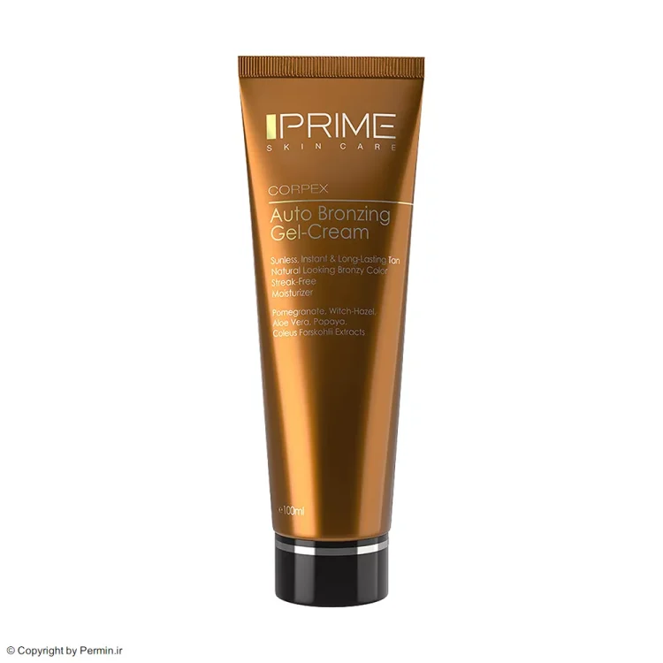 ژل برنز کننده پریم مدل Corpex Auto Bronzing حجم 100 میلی لیتر