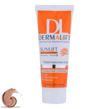 کرم ضد آفتاب رنگی SPF50 درمالیفت شماره 2 مناسب پوست چرب حجم 40 میلی‌لیتر