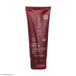 کرم ضد آفتاب و ضد لک رنگی لافارر SPF40-Light مناسب پوست‌ چرب حجم 40 میلی‌لیتر
