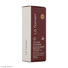 کرم ضد آفتاب و ضد لک رنگی لافارر SPF40-Medium مناسب پوست چرب و آکنه دار حجم 40 میلی‌لیتر
