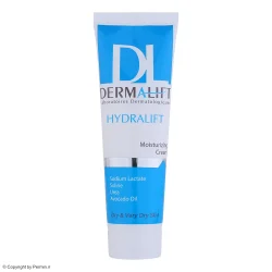کرم مرطوب کننده صورت درمالیفت مدل HydraLift مناسب پوست‌های خشک حجم 50 میلی لیتر