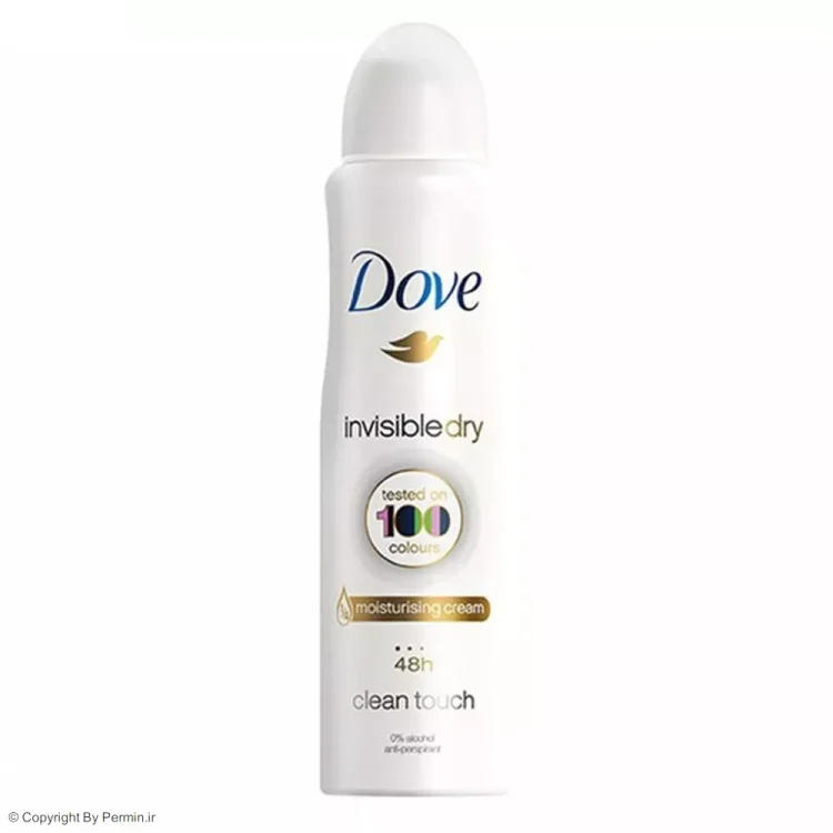 اسپری ضد تعریق زنانه داو Invisble Dry مدل Clean Touch حجم 250 میلی لیتر