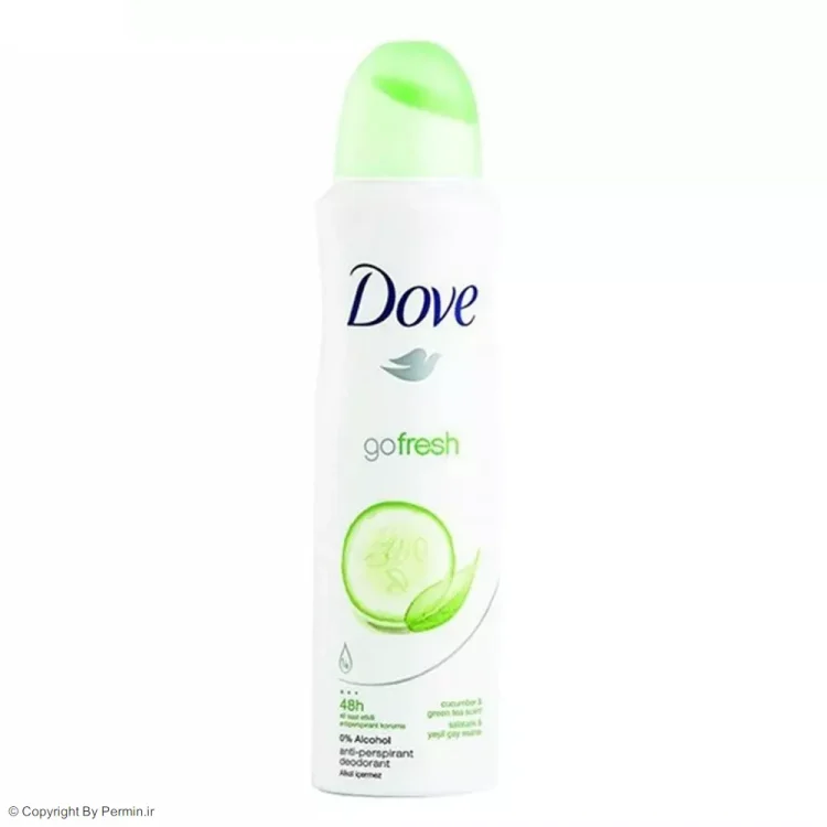 اسپری ضد تعریق زنانه داو مدل Go Fresh رایحه خیار حجم 250 میلی لیتر