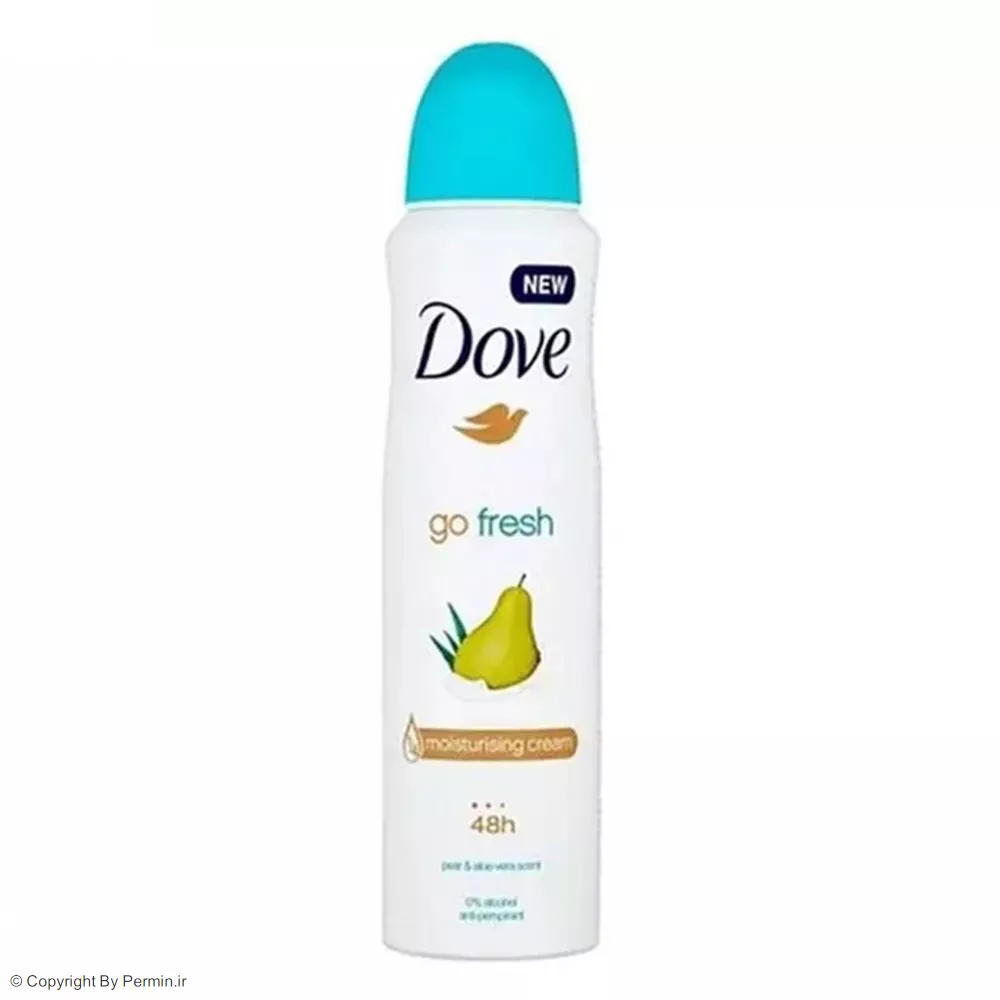 اسپری ضد تعریق زنانه داو مدل Go Fresh رایحه گلابی حجم 250 میلی لیتر