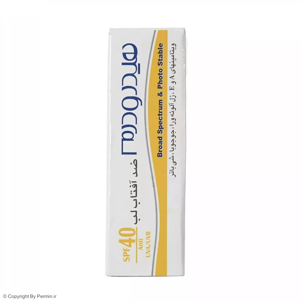 بالم لب ضد آفتاب SPF40 هیدرودرم وزن 4.5 گرم