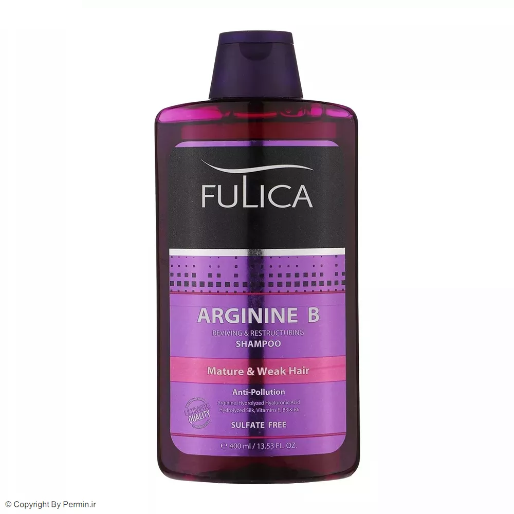 شامپو تقویت‌کننده فولیکا مدل Arginine B مناسب موهای آسیب دیده وزن 400 گرم