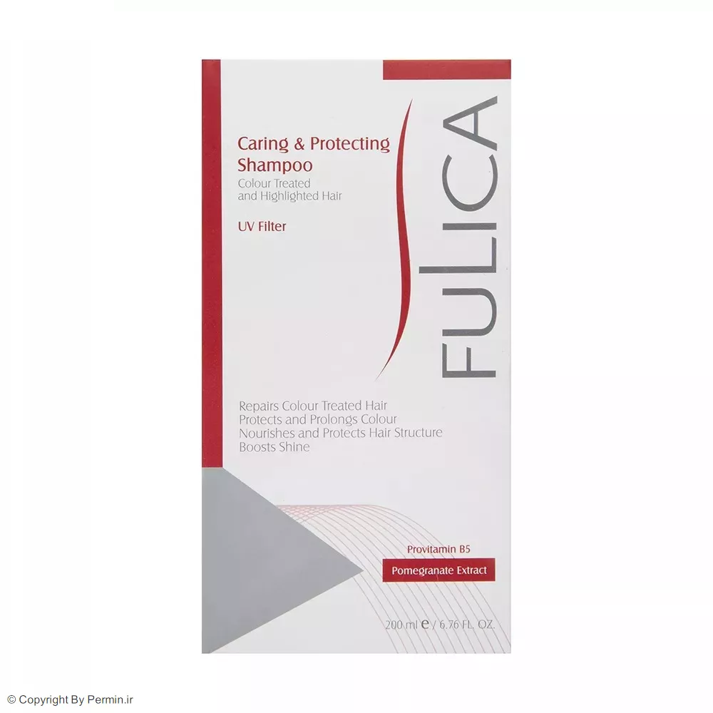 شامپو فولیکا مدل Caring And Protecting مخصوص موهای رنگ شده حجم 200 میلی‌لیتر