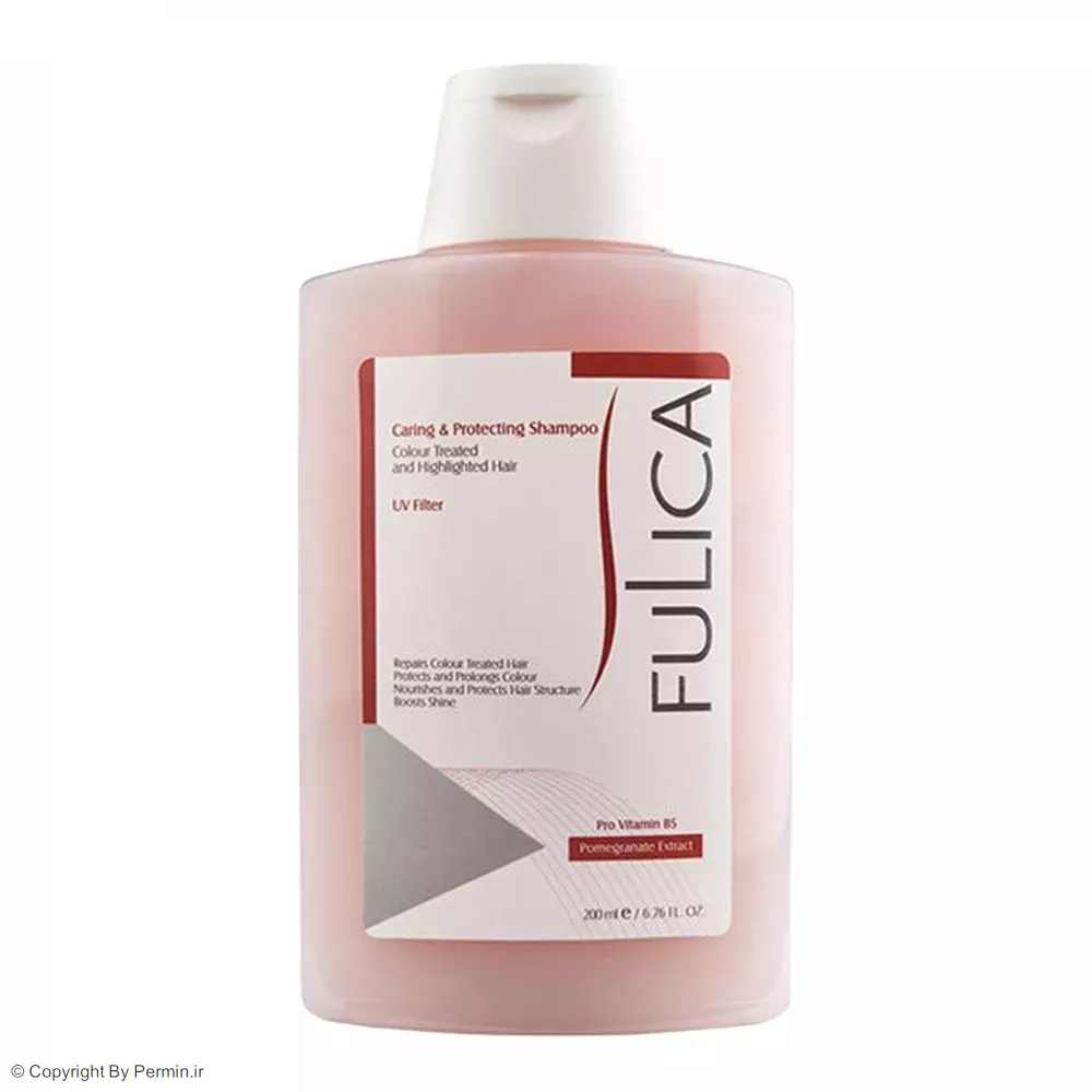 شامپو فولیکا مدل Caring And Protecting مخصوص موهای رنگ شده حجم 200 میلی‌لیتر