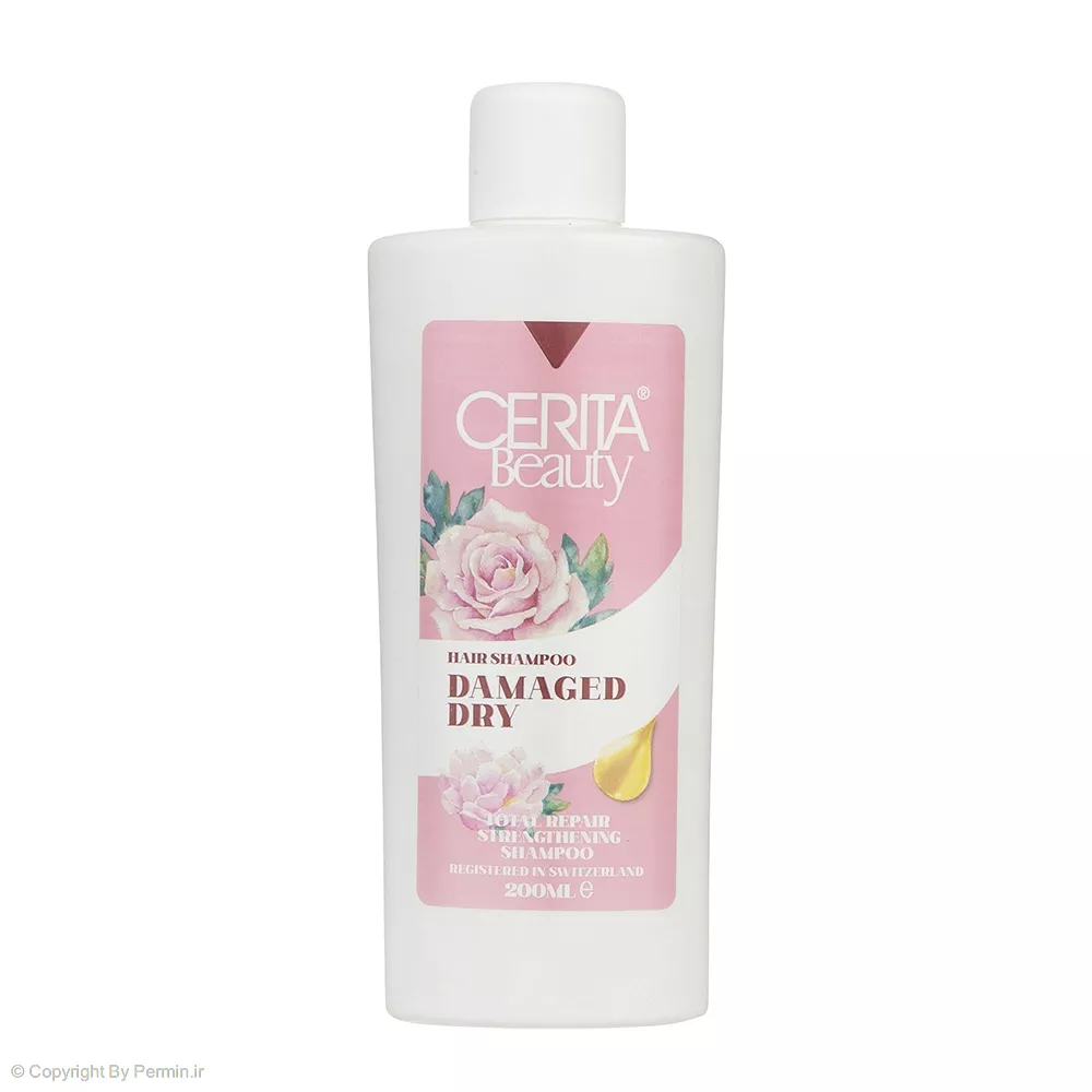 شامپو مو سریتا مدل موهای آسیب دیده حجم 200 میلی لیتر