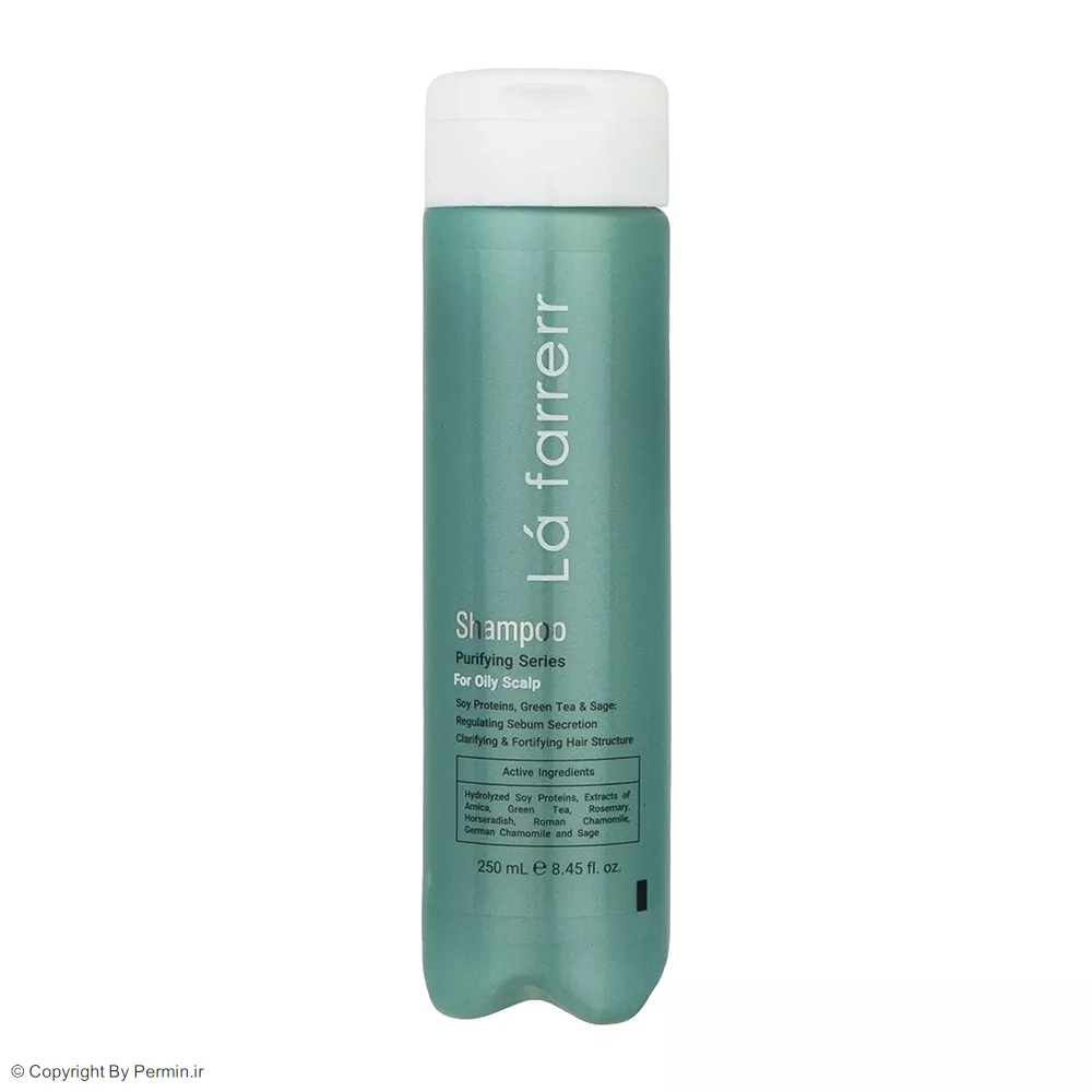 شامپو لافارر مدل purifying series مناسب موهای چرب حجم 250 میلی لیتر