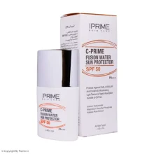 فلوئید ضدآفتاب بی‌رنگ پرایم SPF50 مدل C-Prime Fusion Water حجم 40 میلی‌لیتر