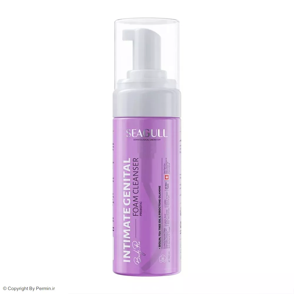 فوم بهداشتی بانوان سی گل مدل Biolin مناسب انواع حجم 150 میلی لیتر