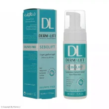 فوم شستشوی صورت سبولیفت درمالیفت مناسب پوست‌‌ چرب حجم 150 میلی لیتر