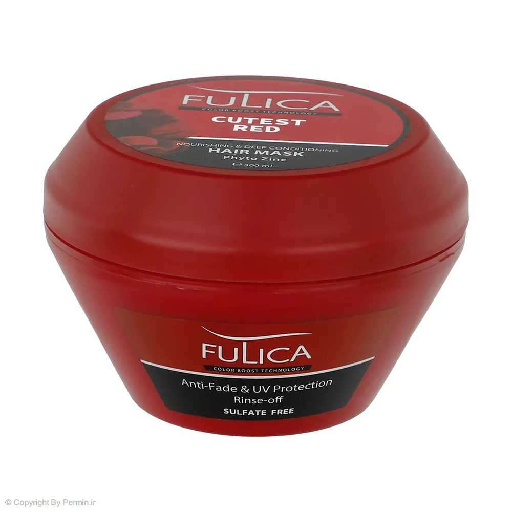 ماسک مو نرم کننده فولیکا مدل Cutest Red حجم 300 میلی لیتر