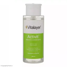 محلول پاک‌ کننده آرایش ویتالیر مدل اکتی ویت حجم 250 میلی‌لیتر