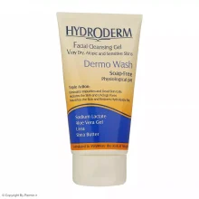 ژل شستشوی صورت هیدرودرم مدل Very Dry Skin وزن 150 گرم