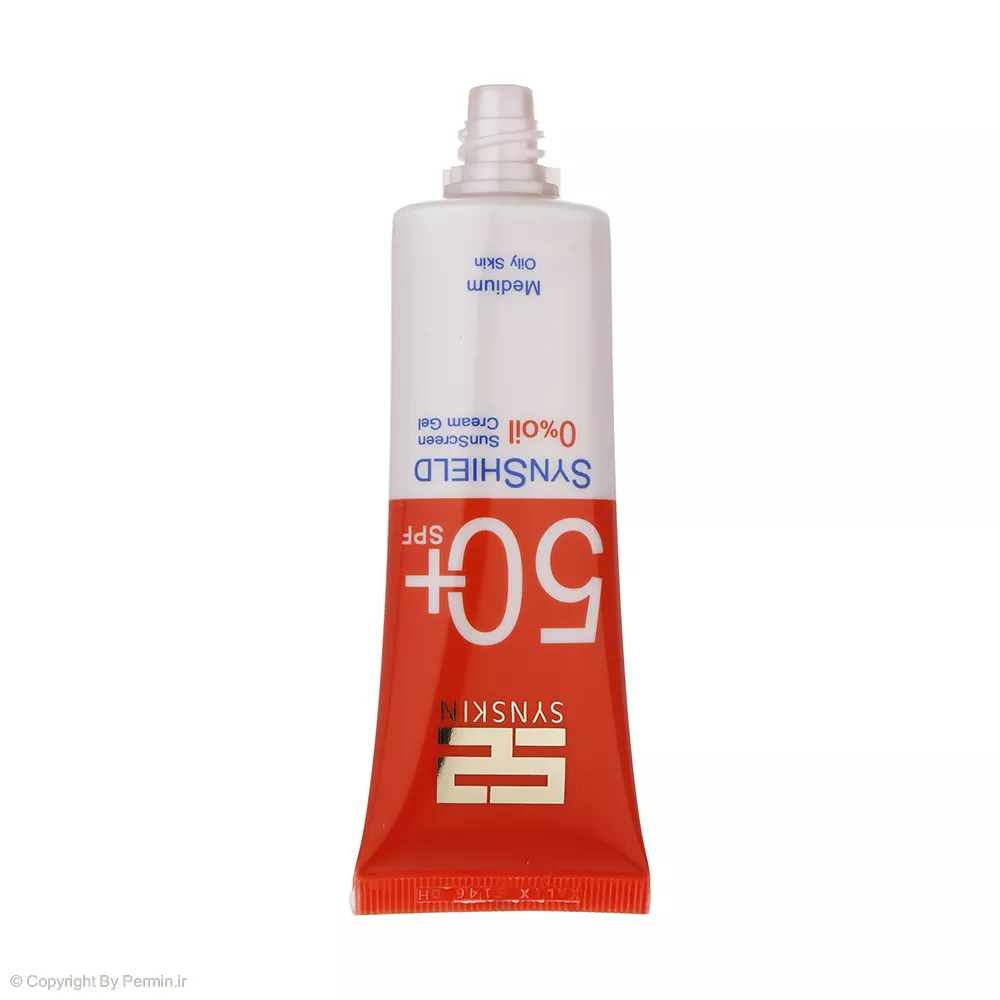 ژل کرم ضد آفتاب رنگی ساین اسکین SPF50 مدل M ‌مناسب پوست‌ چرب حجم 50 میلی‌لیتر