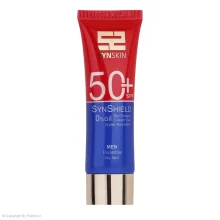 ژل ضد آفتاب مردانه +SPF50 ساین اسکین مدل Synshield مناسب پوست چرب حجم 50 میلی‌لیتر