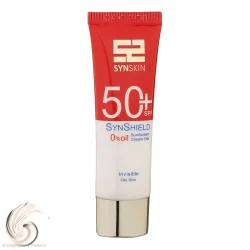 ژل کرم ضد آفتاب بی‌رنگ ساین اسکین با SPF50 مناسب پوست چرب حجم 50 میلی‌ لیتر