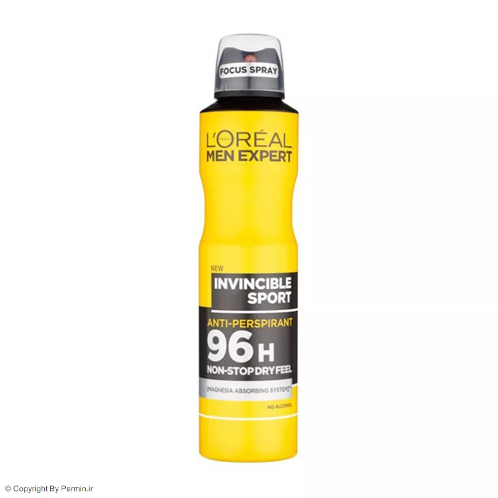 اسپری ضد تعریق مردانه لورآل مدل Men Expert Invincible Sport حجم 250 میلی لیتر