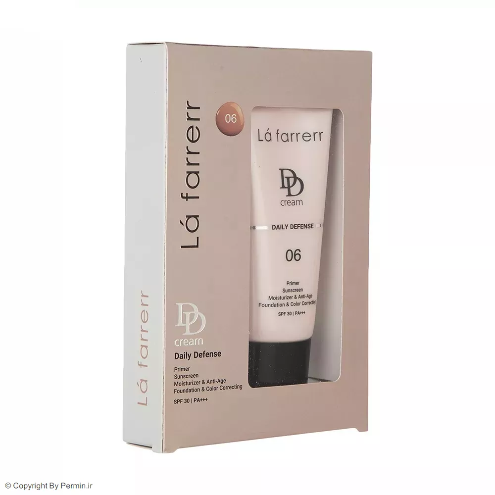 دی دی کرم رنگی لافارر SPF30 شماره 06 حجم 33 میلی لیتر.