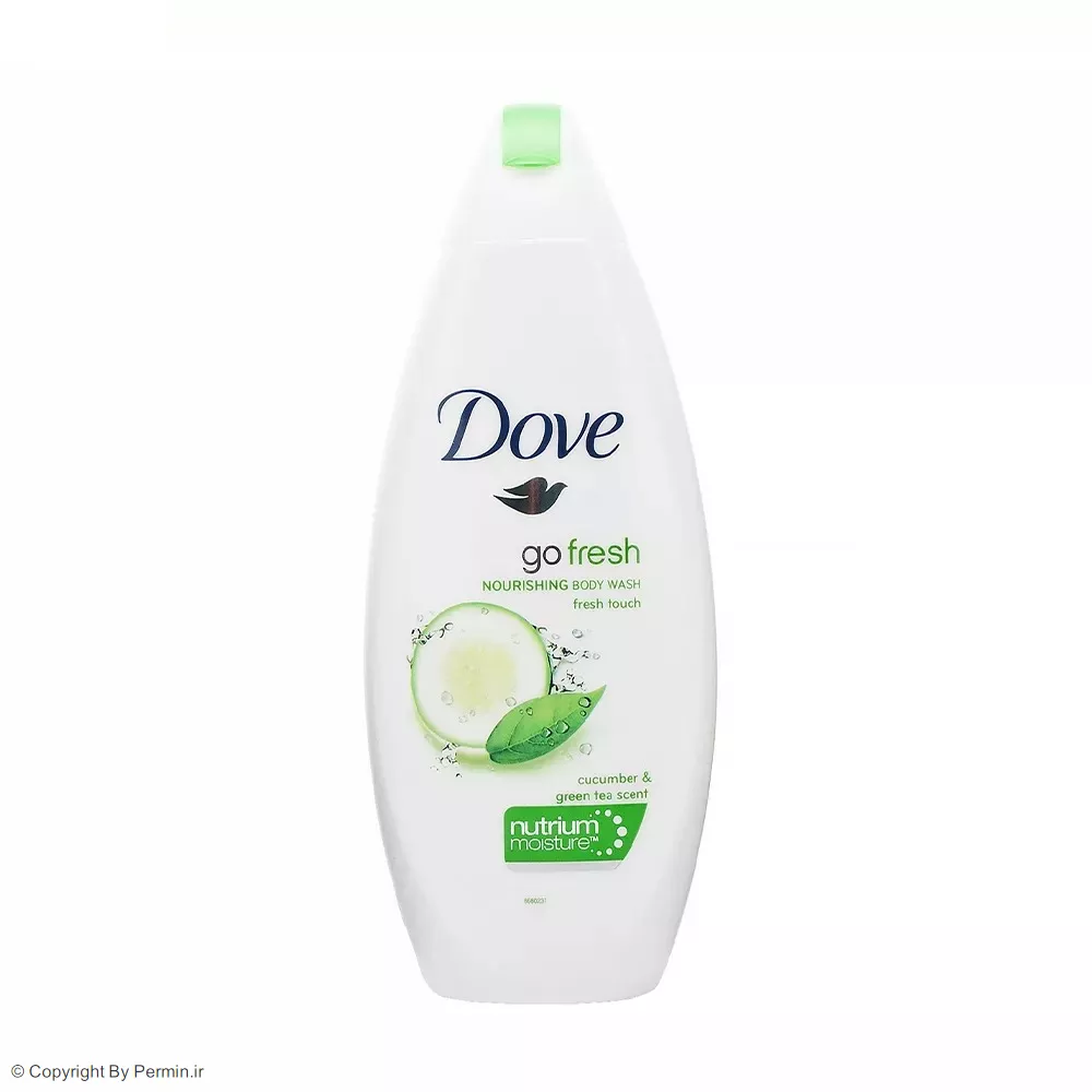 شامپو بدن کرمی داو مدل چای سبز و خیار حجم 500 میلی لیتر