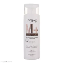 شامپو تقویت کننده و مغذی پرایم مدل M+ Argan Oil حجم 250 میلی لیتر