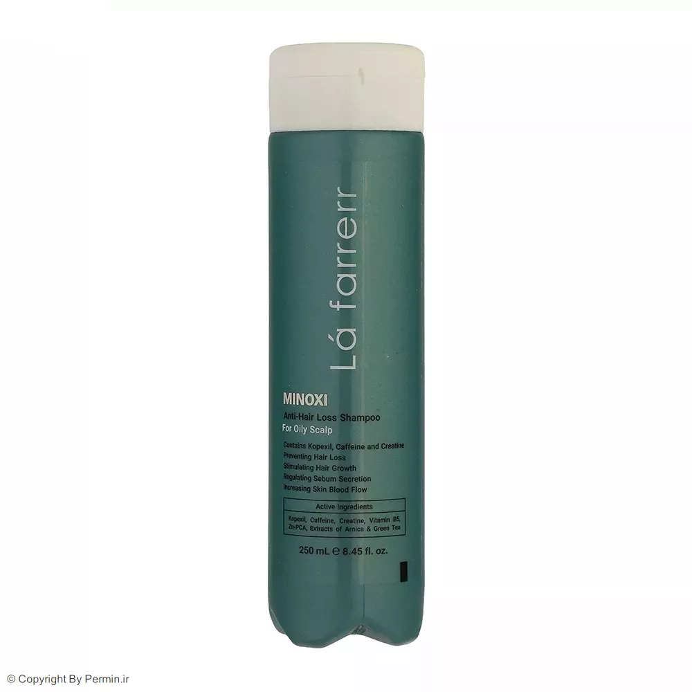 شامپو ضد ریزش لافارر مدل ماینوکسی مناسب مو چرب حجم 250 میلی‌لیتر