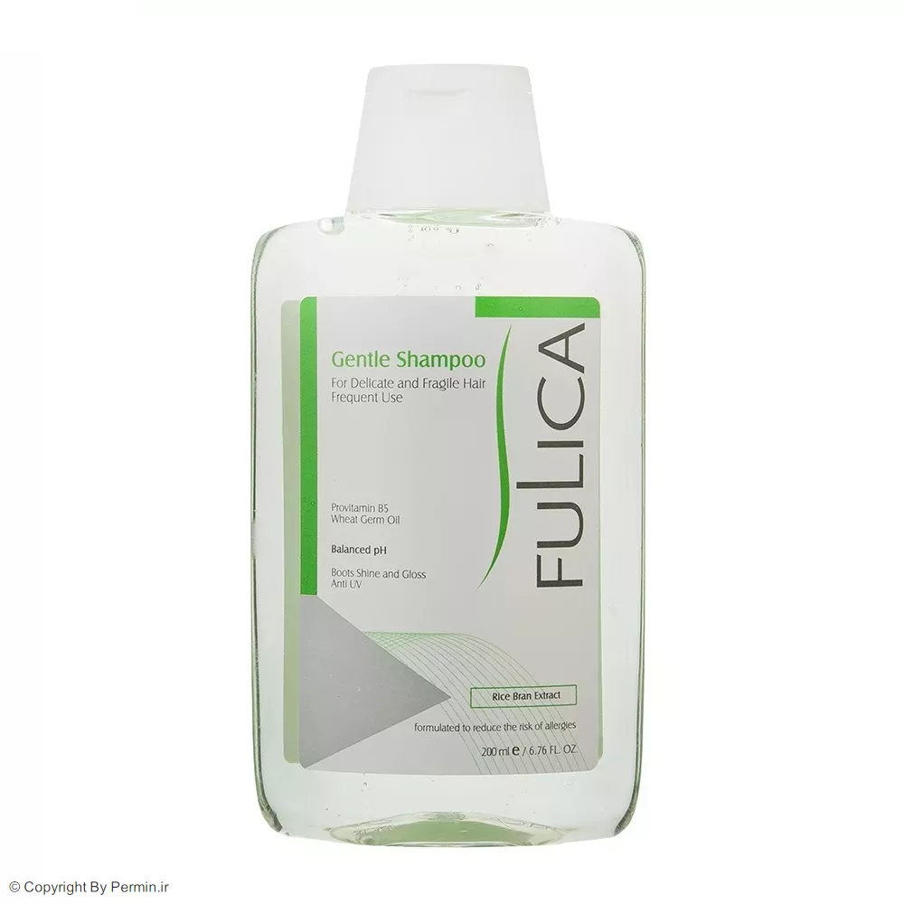 شامپو ملایم فولیکا مخصوص موهای حساس و شکننده حجم 200 میلی‌لیتر 1