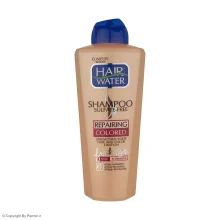 شامپو کامان مدل هیرواتر بدون سولفات مناسب موهای رنگ شده، خشک و آسیب دیده حجم 400 میلی لیتر