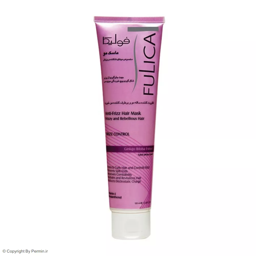 ماسک مو ضد وز فولیکا مناسب موهای شکننده و وزدار حجم100 میلی لیتر