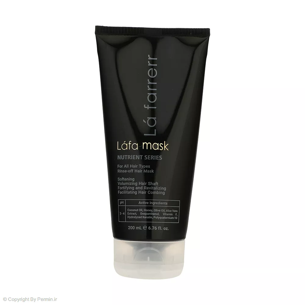 ماسک مو لافارر مدل تقویت کننده و مغذی مناسب انواع مو حجم 200 میلی لیتر