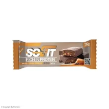 پروتئین بار کارامل با روکش شکلات تلخ سوفیت