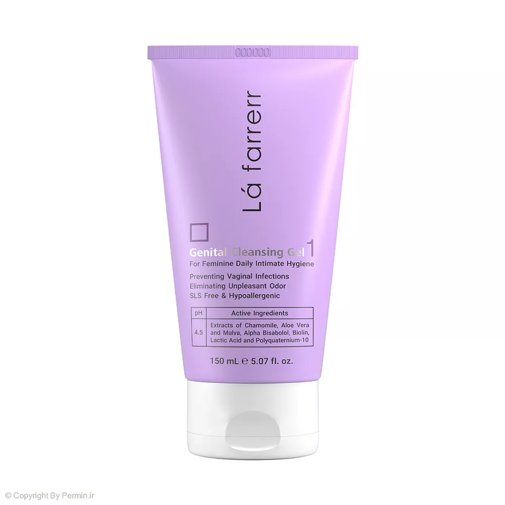 ژل بهداشتی بانوان لافارر مدل 01 مناسب قبل از یائسگی حجم 150 میلی لیتر