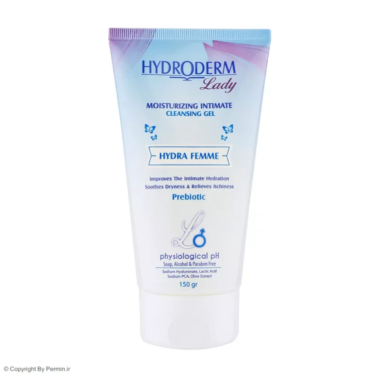 ژل بهداشتی بانوان هیدرودرم مدل Hydra Femme حجم 150 میلی‌لیتر