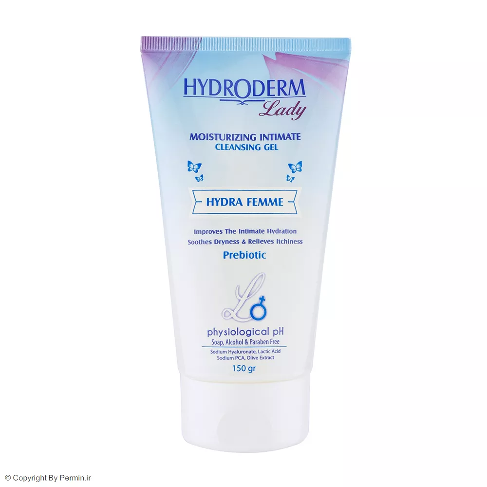 ژل بهداشتی بانوان هیدرودرم مدل Hydra Femme حجم 150 میلی‌لیتر
