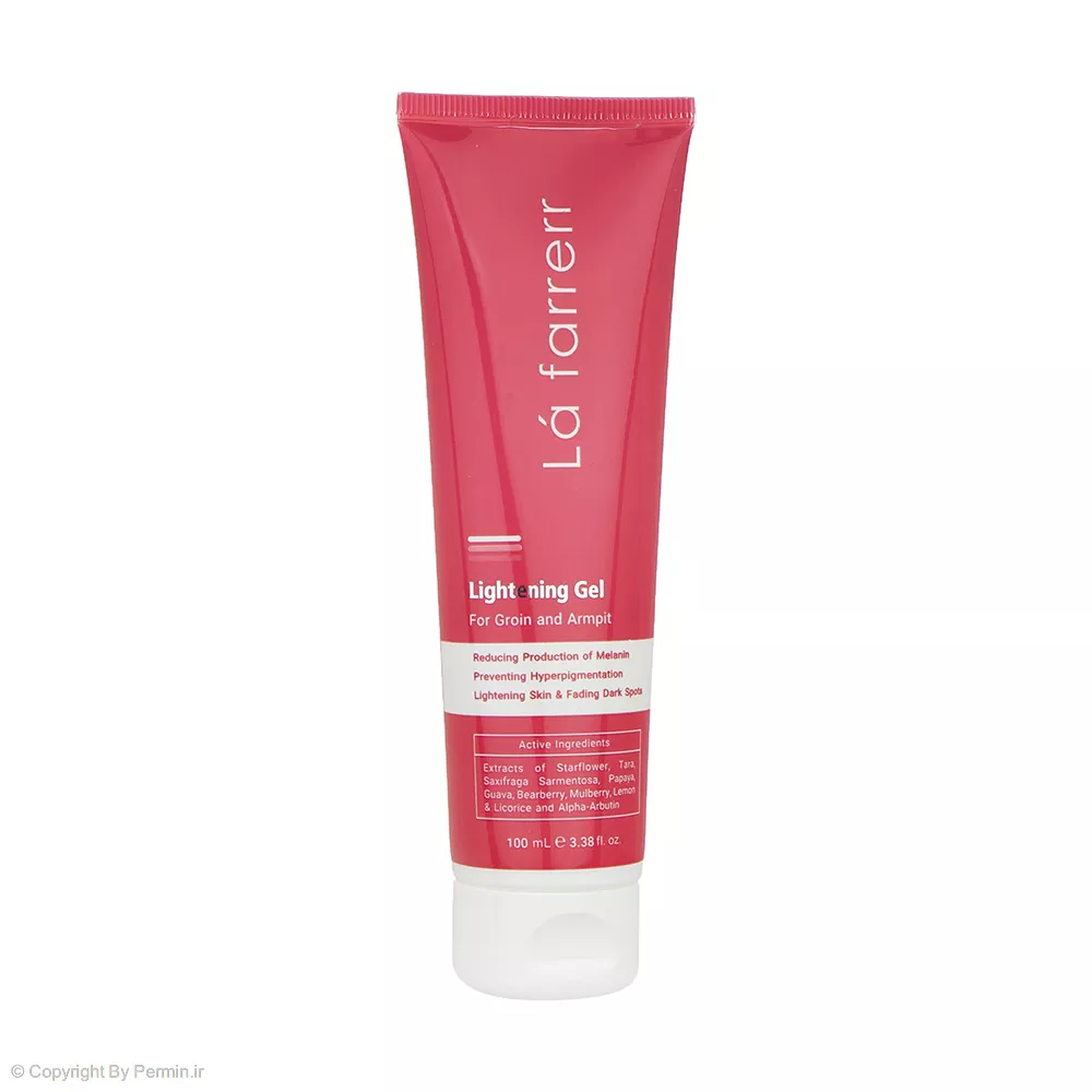 ژل روشن کننده لافارر مدل Groin Armpit مناسب انواع پوست حجم 100 میلی لیتر