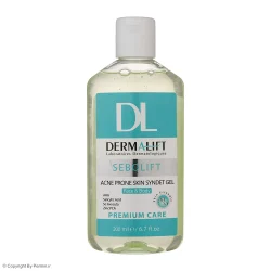 ژل شستشو صورت و بدن درمالیفت مدل سبولیفت مناسب پوست چرب و جوشدار حجم 200 میلی لیتر